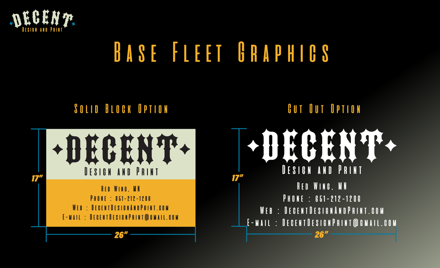 Fleet Vehicle Graphics