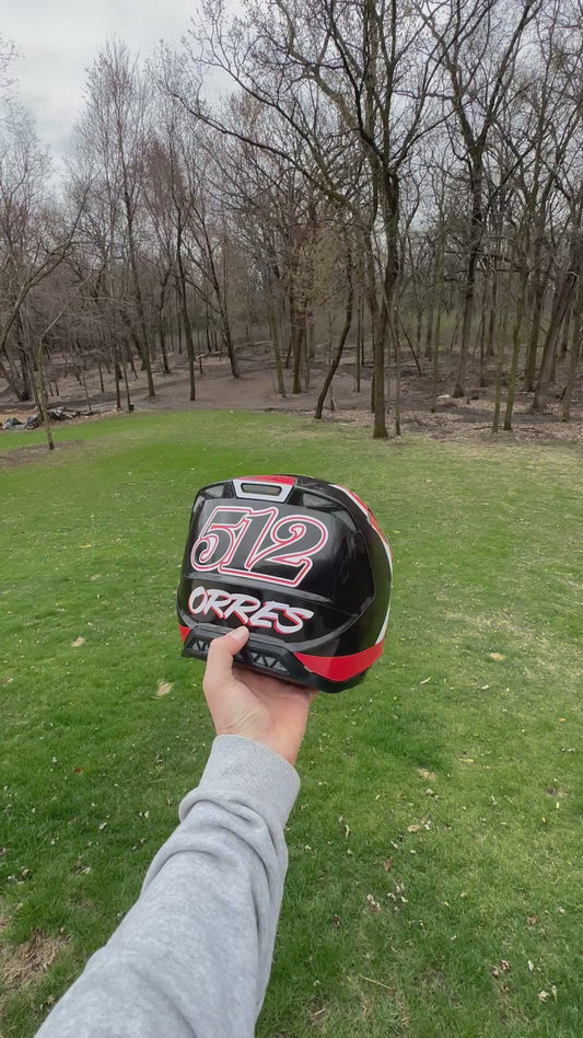 custom helmet wrap